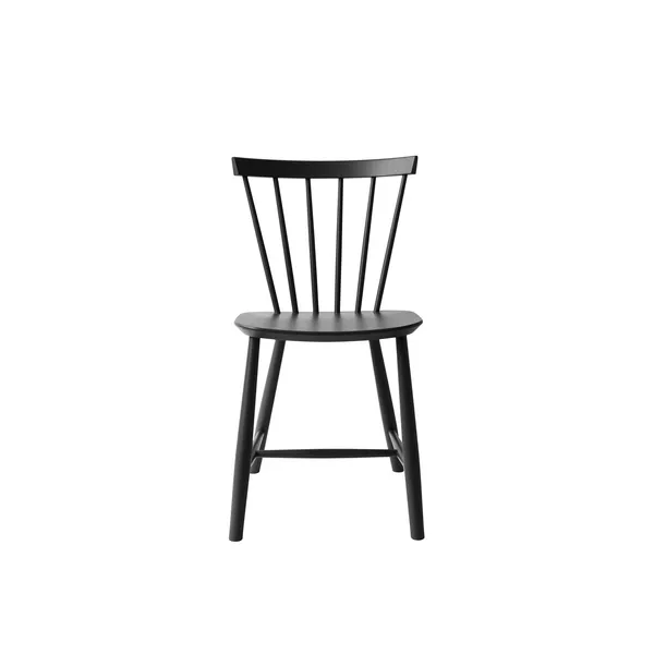 J46 Dining Table Chair Black