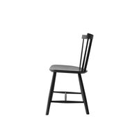 J46 Dining Table Chair Black