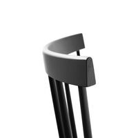 J46 Dining Table Chair Black