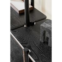 Invi Shelving Unit 2 Black Black