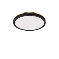 Plafon 20 Loftlampe Sort/Messing