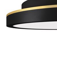 Plafon 20 Loftlampe Sort/Messing
