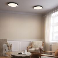 Plafon 45 Lampa Sufitowa Czarna/Mosiądz