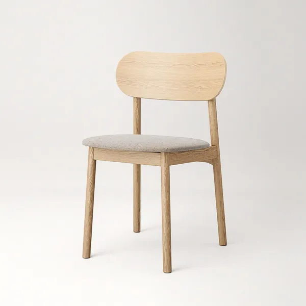 Elephant Matstol Naturlig Ek/Beige Breeze
