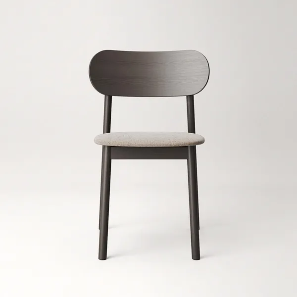 Elephant Eetkamerstoel Donker Eiken/Beige Breeze