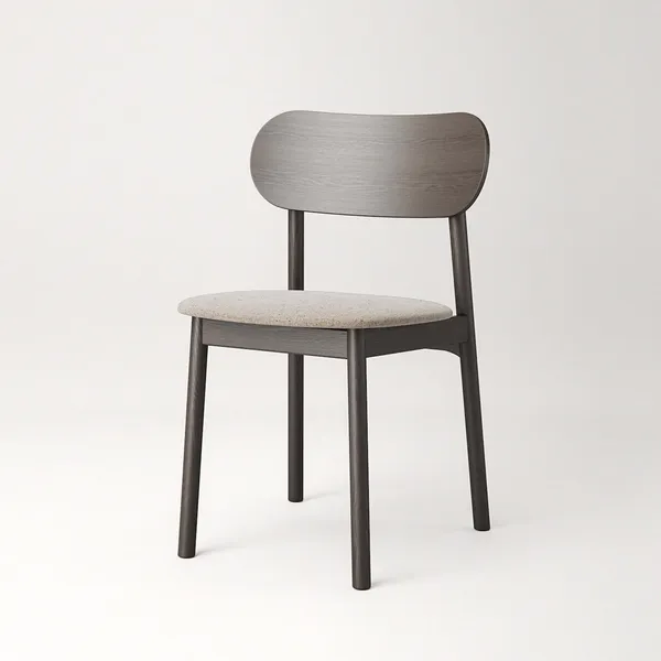 Elephant Eetkamerstoel Donker Eiken/Beige Breeze