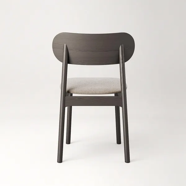 Elephant Eetkamerstoel Donker Eiken/Beige Breeze