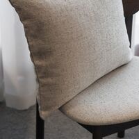 Elephant Eetkamerstoel Donker Eiken/Beige Breeze