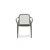 Vig Outdoor Chair with Armrests Dark Green