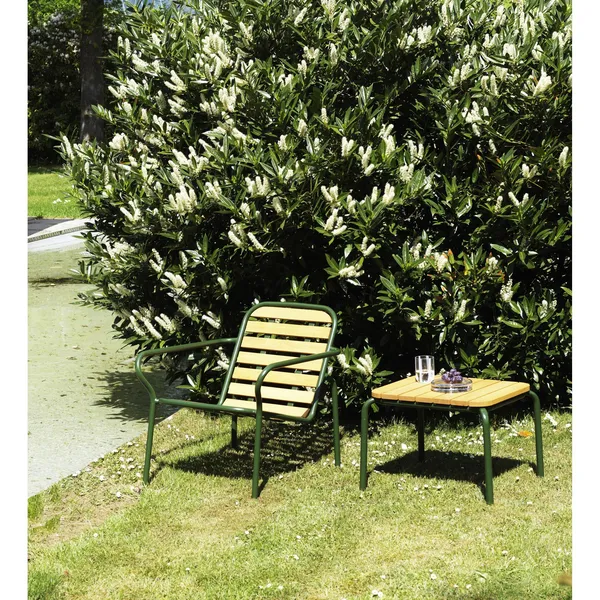 Vig Armchair Dark Green/Robinia