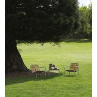 Vig Armchair Dark Green/Robinia