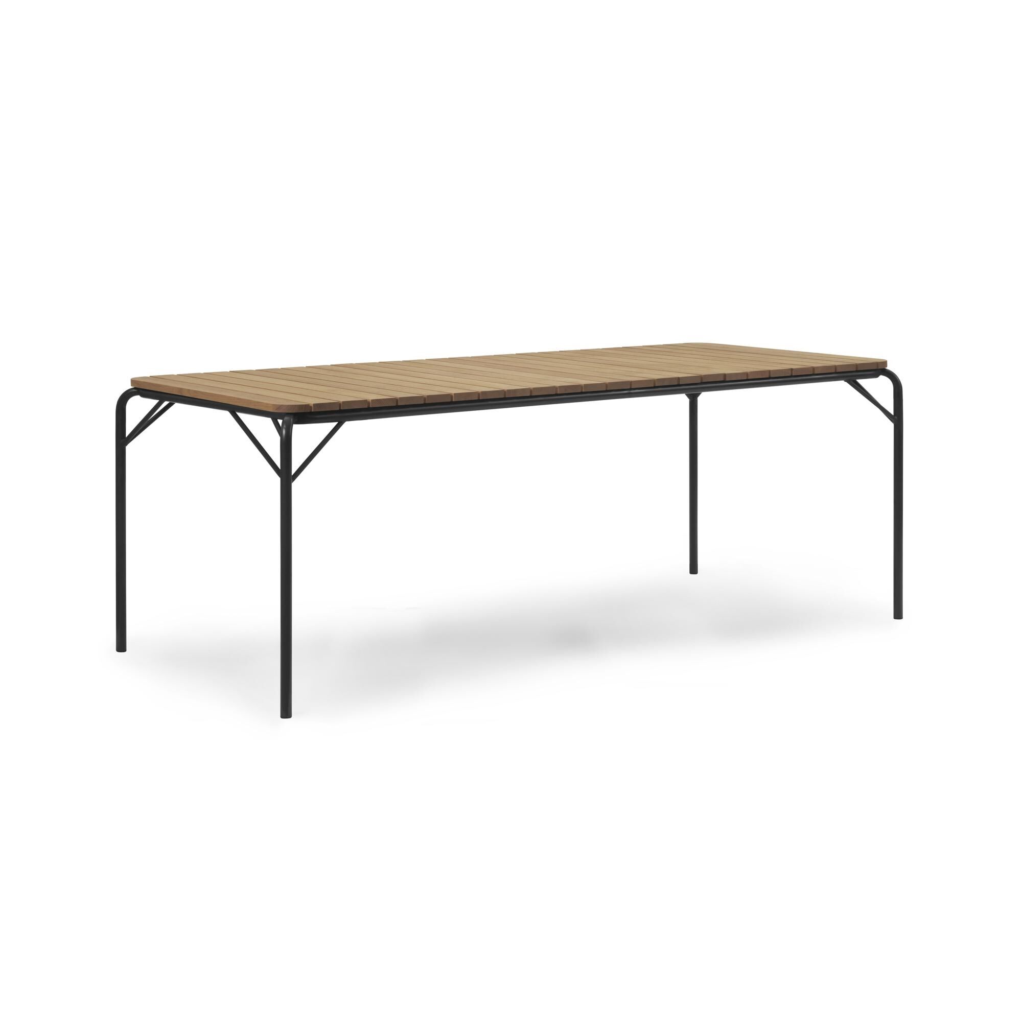 Vig Spisebord 90 x 200 cm Sort/Robinia