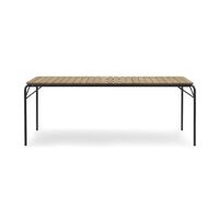 Vig Esstisch 90 x 200 cm Schwarz/Robinie