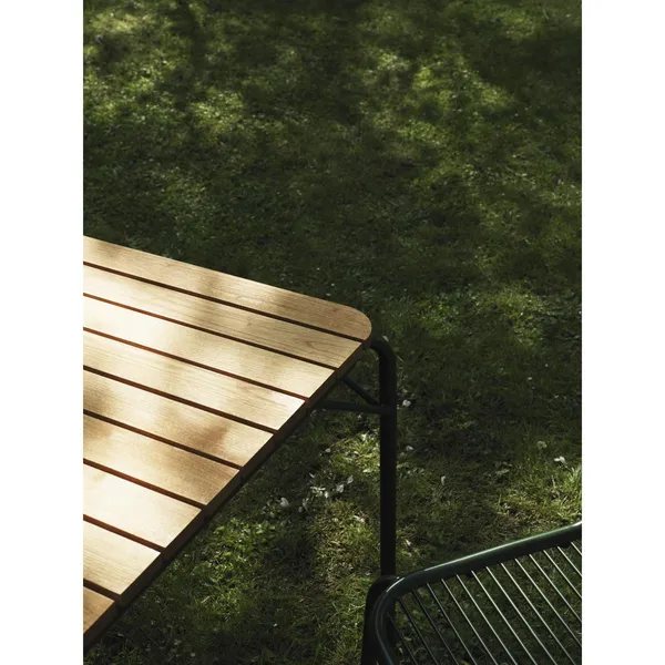 Vig Esstisch 90 x 200 cm Schwarz/Robinie