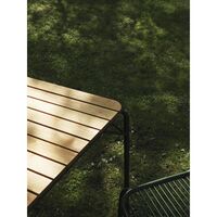 Vig Esstisch 90 x 200 cm Schwarz/Robinie