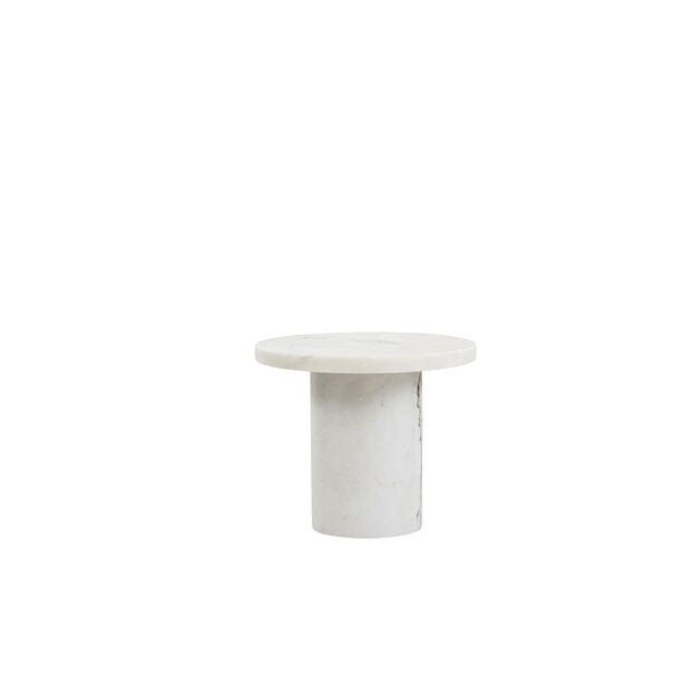 Sintra Sidebord/Sofabord Lille Hvid Marmor