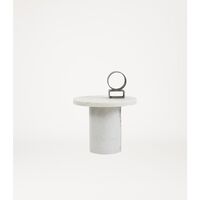 Sintra Side Table/Coffee Table Small White Marble