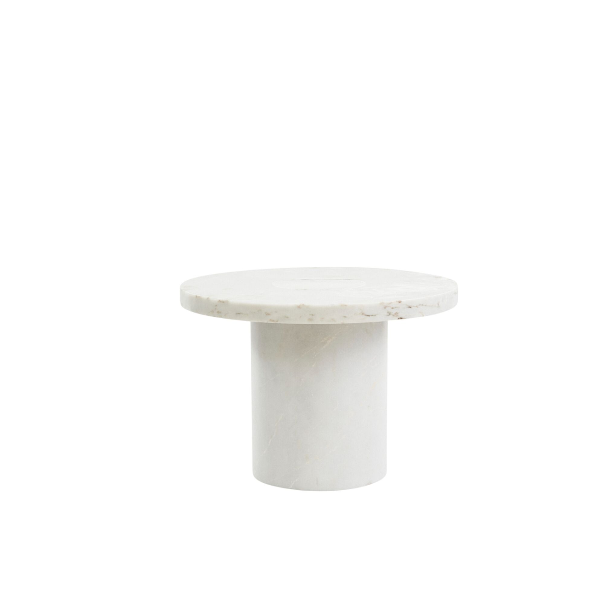 Sintra Sidebord/Sofabord Stor Hvid Marmor