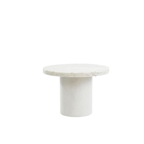Tavolino Laterale/tavolino da Caffè Sintra Grande in Marmo Bianco