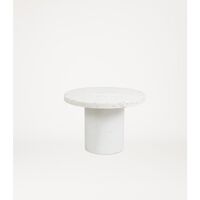Sintra Side Table/Coffee Table Large White Marble