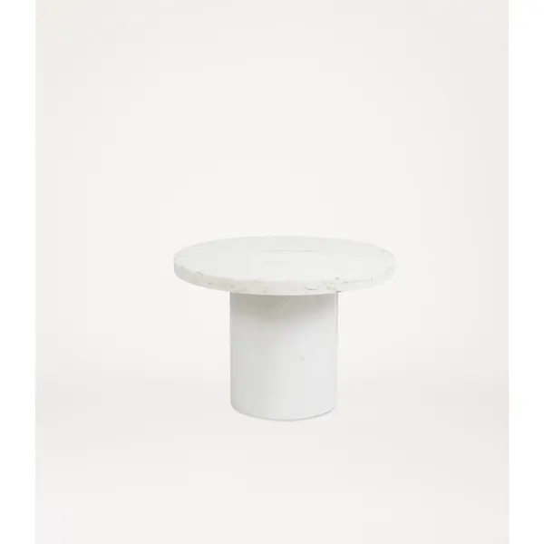 Sintra Side Table/Coffee Table Large White Marble
