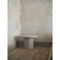 Sintra Side Table/Coffee Table Large White Marble