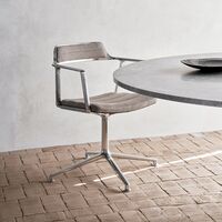 452 Swivel Swivel Chair Dark Sand/ Aluminum