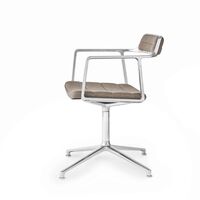 452 Swivel Swivel Chair Dark Sand/ Aluminum