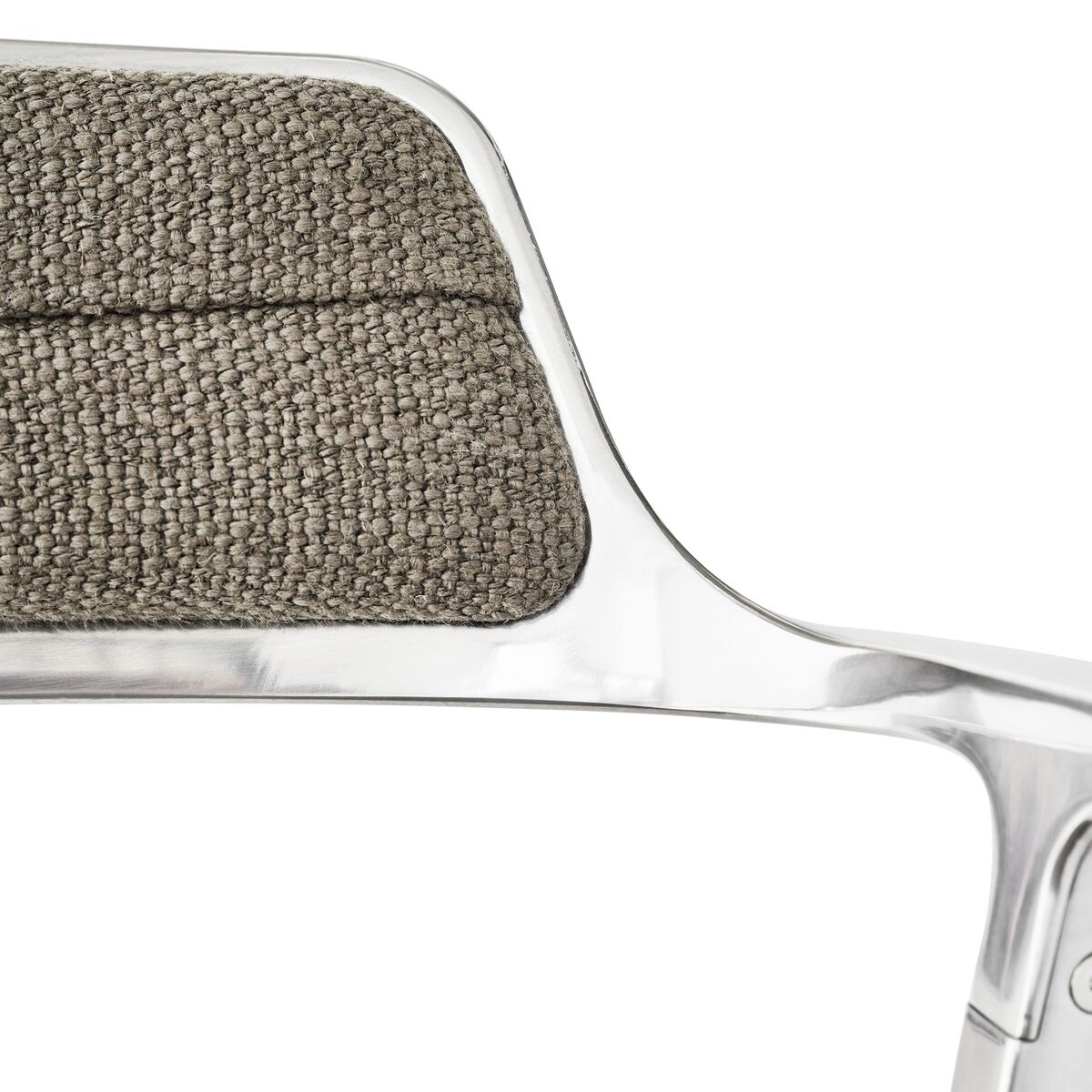 452 Swivel Swivel Chair With Wheels Dark Sand/ Aluminum