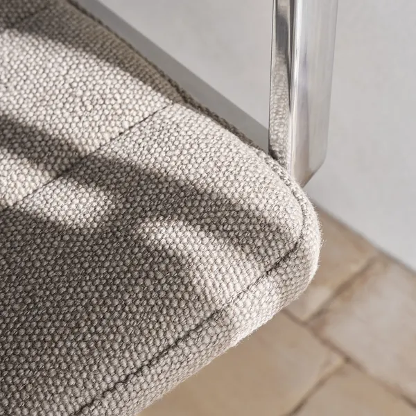452 Swivel Drehstuhl mit Rollen Dark Sand/ Aluminium