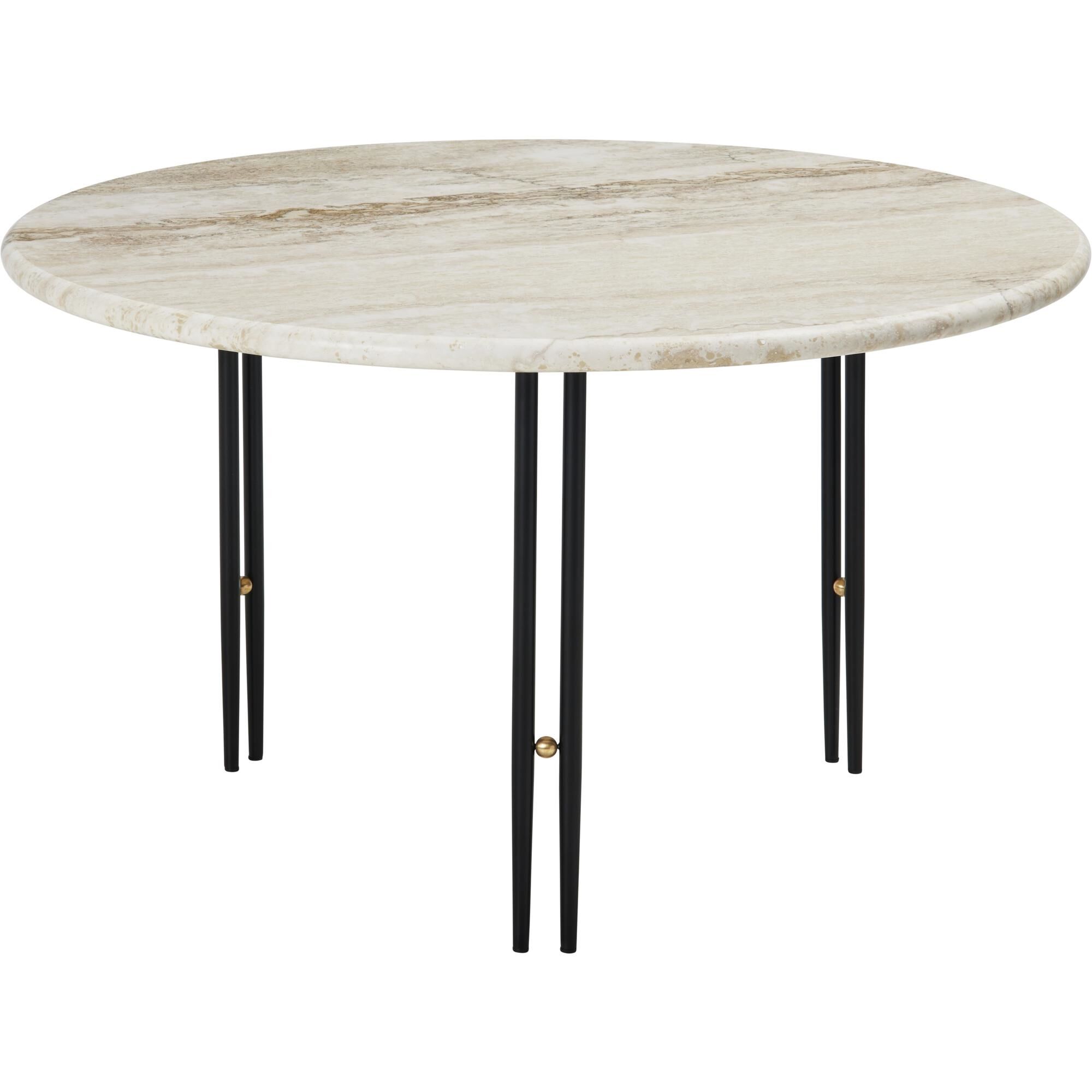 IOI Sofabord Ø70 Sort/ Beige