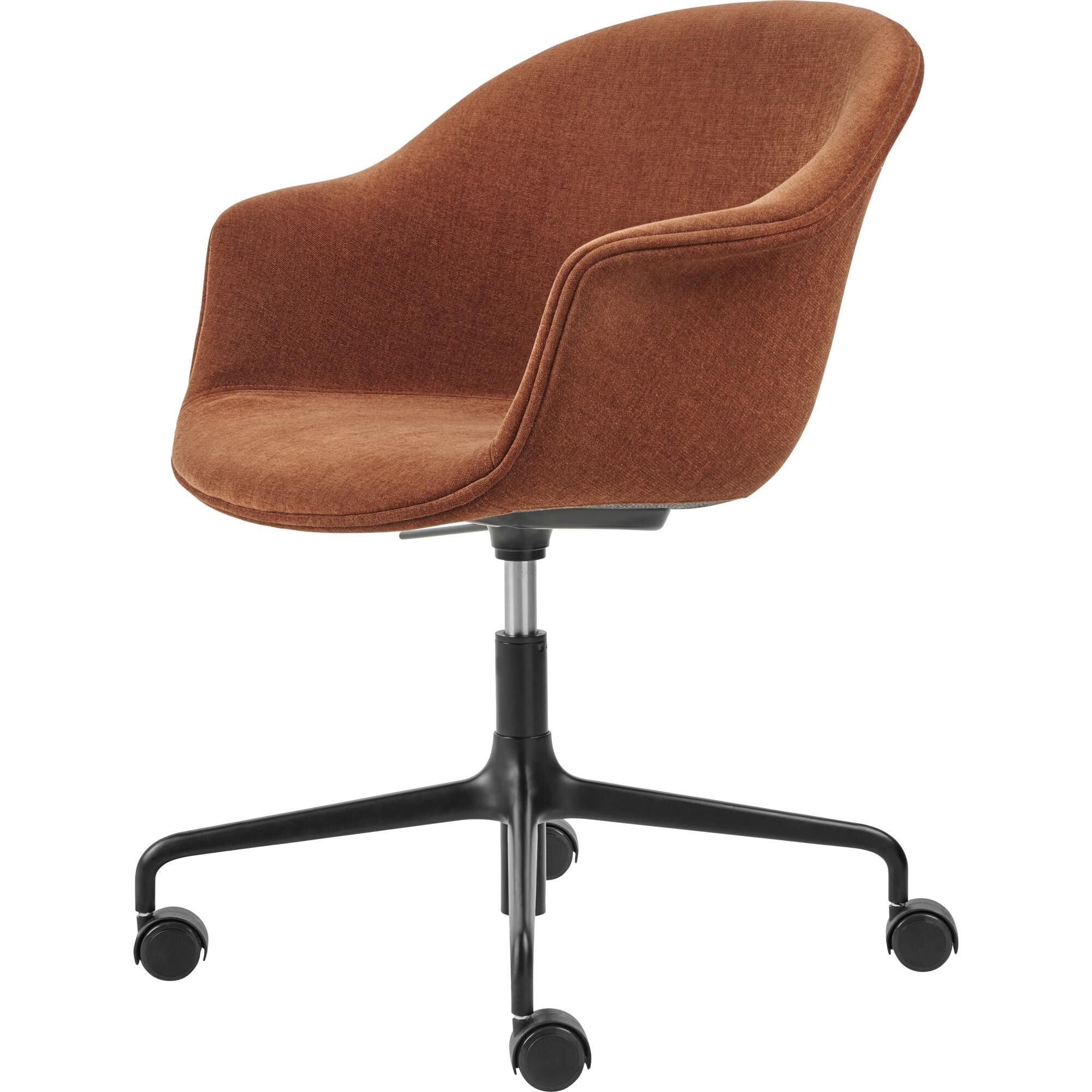 Bat Chaise de Bureau Rembourrée Noir Mat/Belsuede Spécial 133