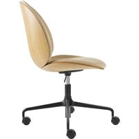 Beetle Office Chair Upholstered Front Matt Black/Flair Special 134