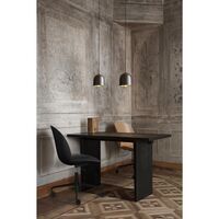 Beetle Office Chair Upholstered Front Matt Black/Flair Special 134