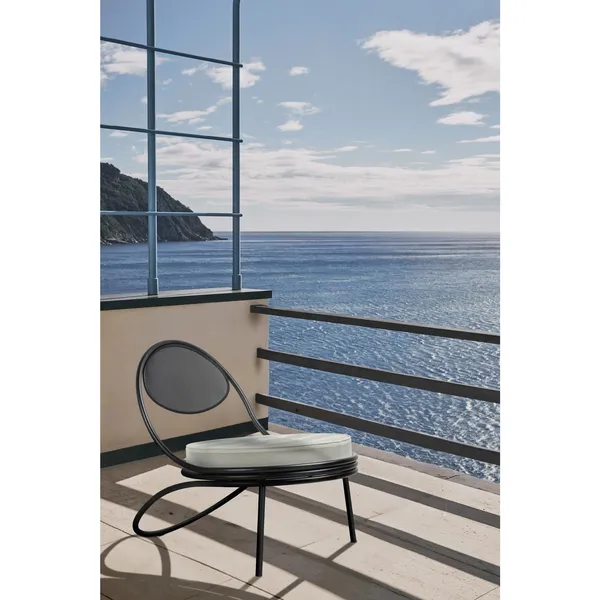 Copacabana Outdoor Schwarz Matt/Leslie Stripe 020