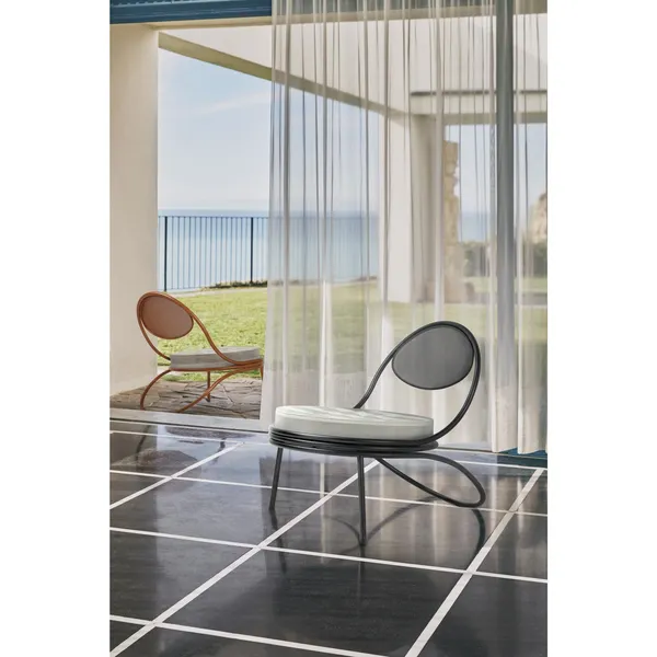 Copacabana Outdoor Schwarz Matt/Leslie Stripe 020