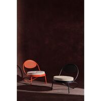 Sedia da Esterno Copacabana Nero/Leslie Stripe 020