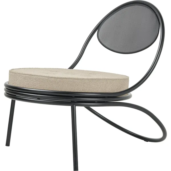 Chaise D'extérieur Copacabana Noir Mat/Lorkey 41