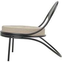 Sedia da Esterno Copacabana Opaco Nero/ Lorkey 41