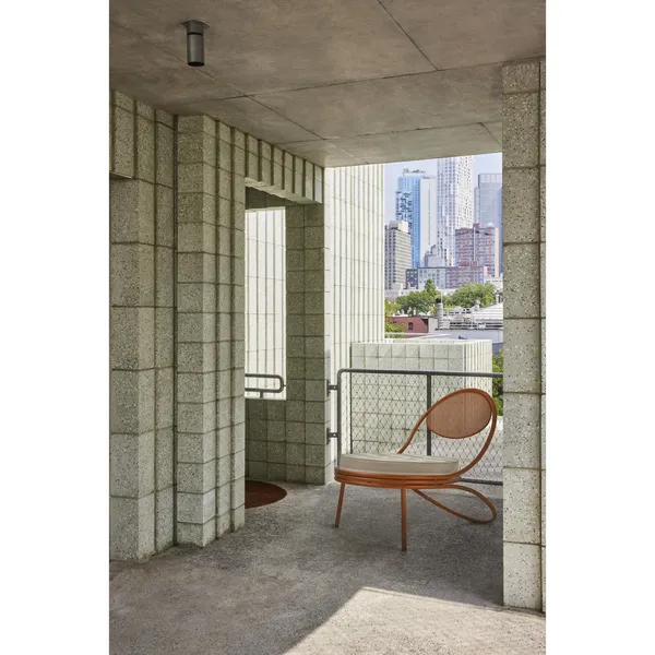 Copacabana Outdoor Stuhl Orange/ Leslie Stripe 040
