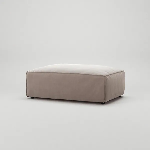 Grand Footstool Dusk/Beige