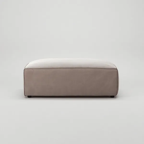 Grand Footstool Dusk/Beige