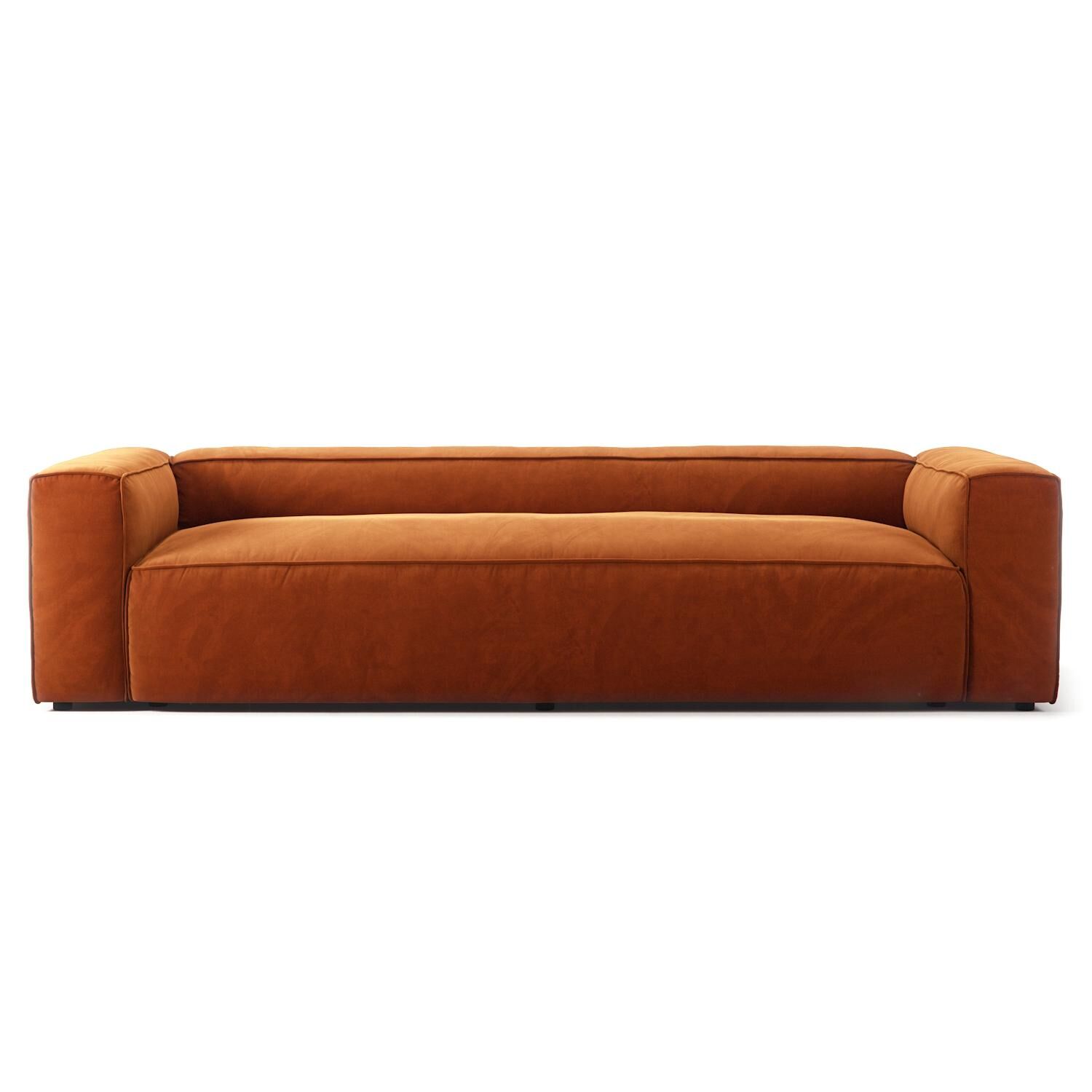 Grand 3-Personers Sofa Kobber