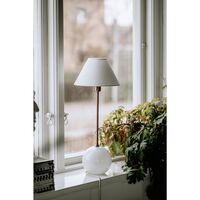 Iris 20 Table Lamp White