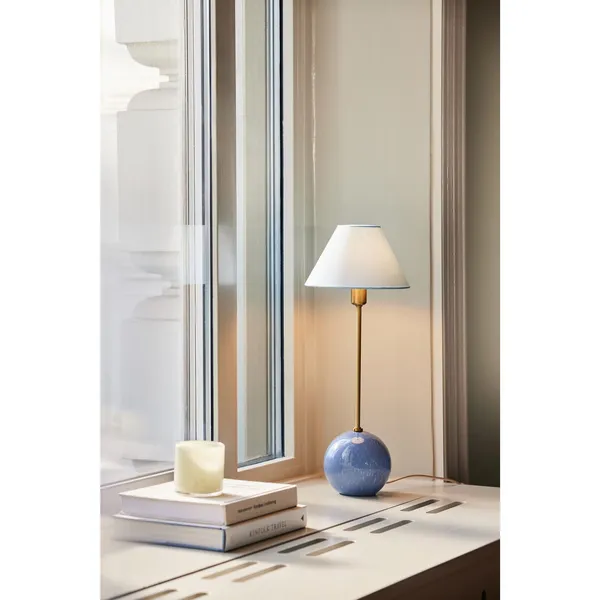 Iris 20 Table Lamp Dove Blue