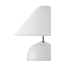 Iris 35 Table Lamp White