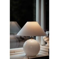 Iris 35 Table Lamp White