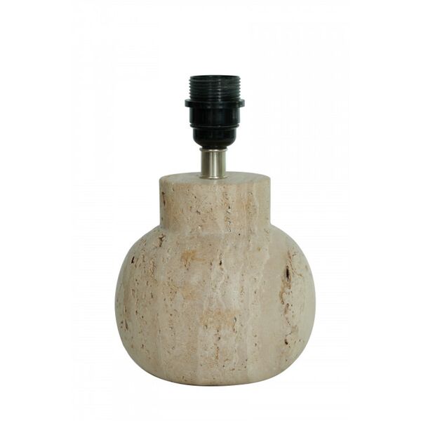 Pella Table Lamp Base Travertine