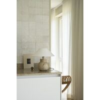 Pella Table Lamp Base Travertine