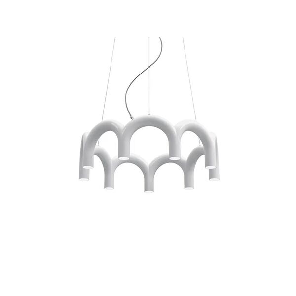 ARCH CIRCLE Lampadario Bianco